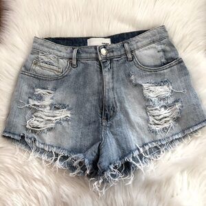 Garage High waist Jean Shorts